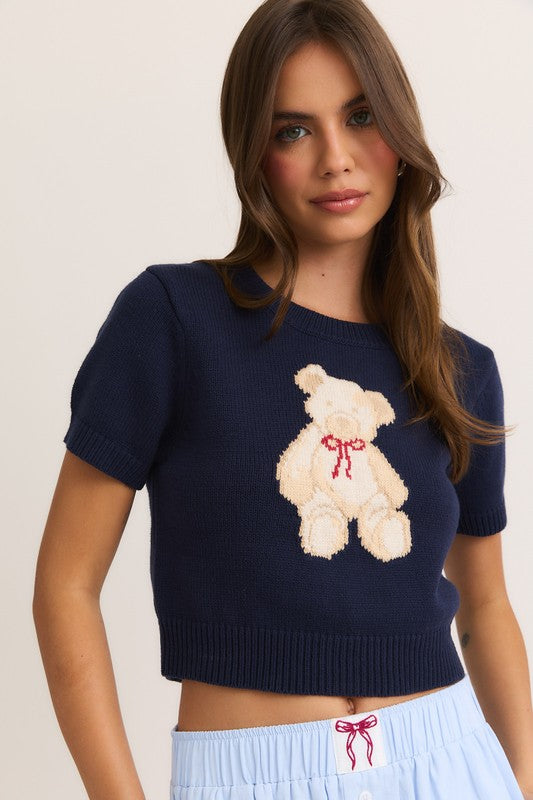 Teddy Crew Neck