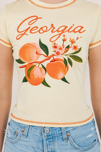 Georgia Peach Baby Tee