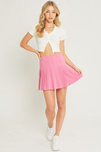 The Weekend Pleated Skirt